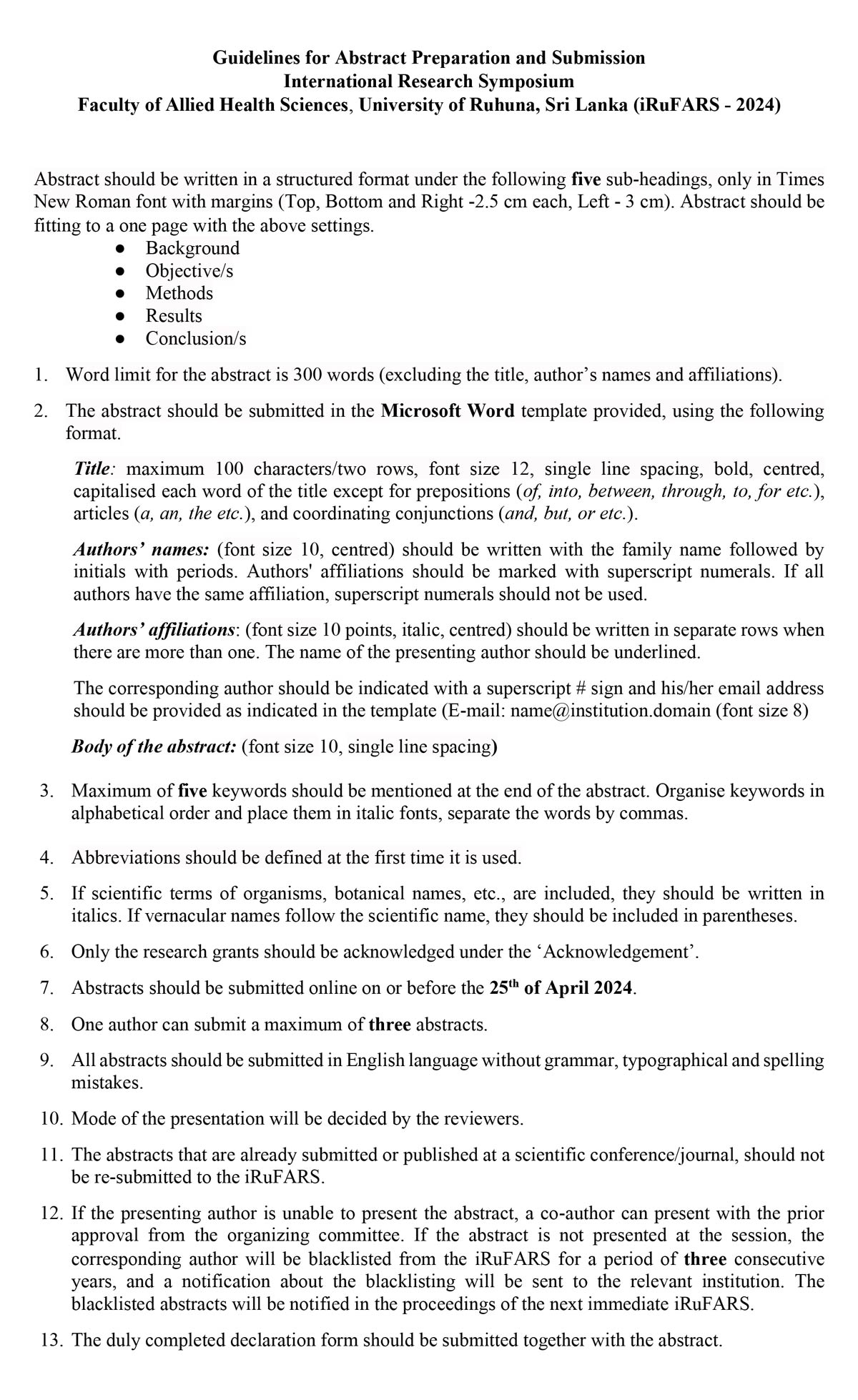 Aaaai 2024 Abstract Submission Guidelines Ninon Charlena
